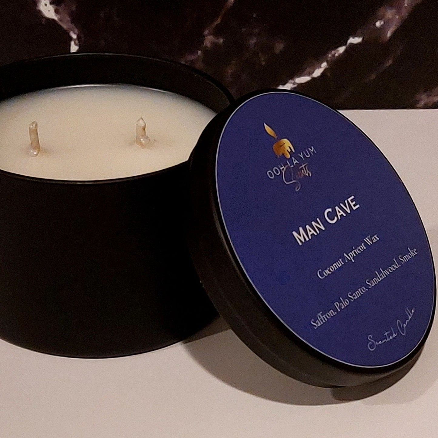 Man Cave Candle - Ooh La Yum Scents