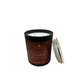 I'm here waiting for you, candle. 10 ounce black glass jar with gold embossed lid.