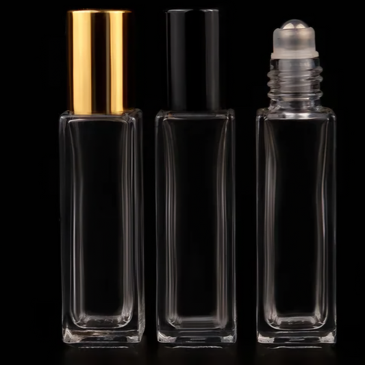 Roller ball perfume bottles for perfume oils.