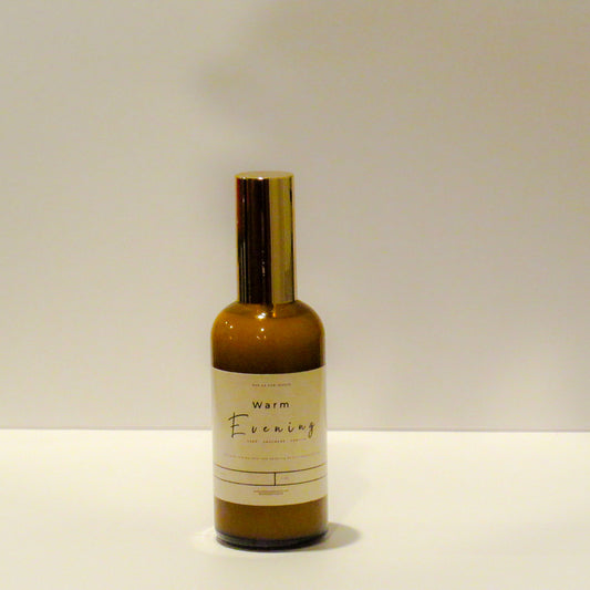 Brown bottle with a label on a white background